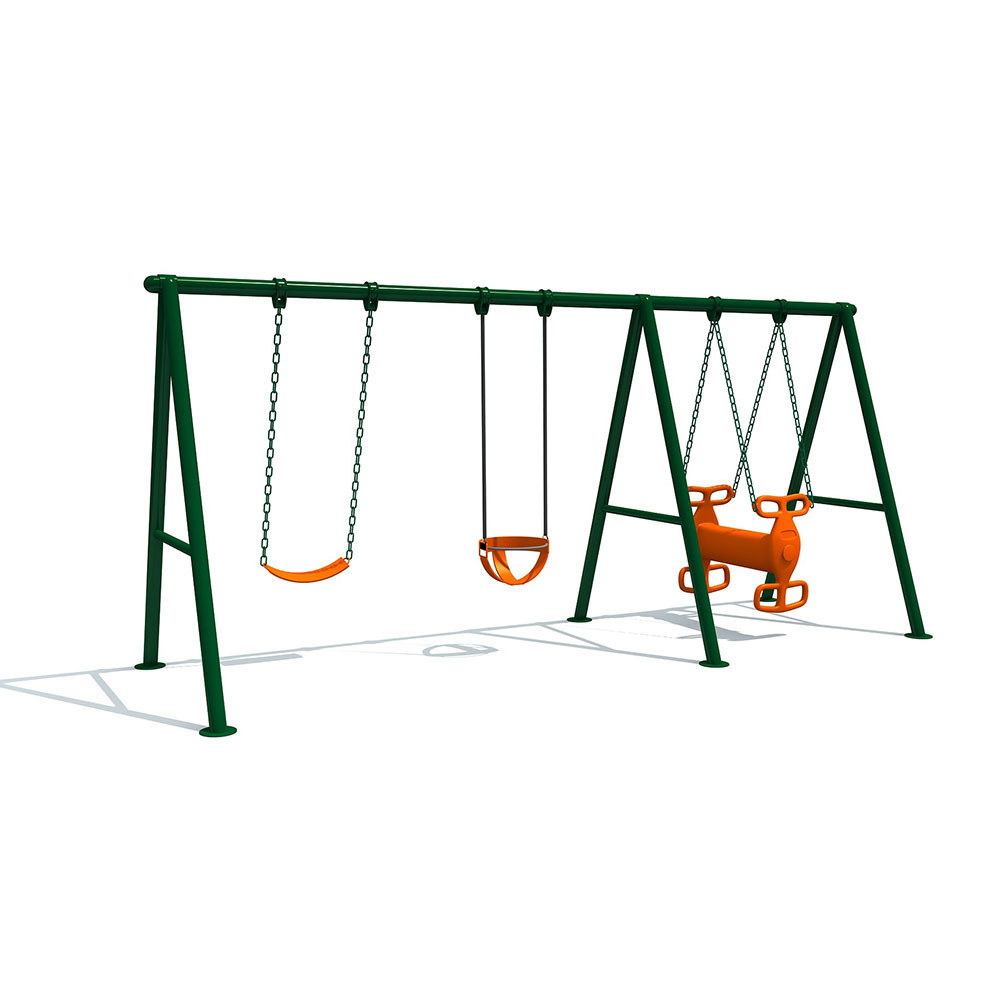 Customizable Professional Children&kids Outdoor Swing Popular Garden Swing with Indoor Play Climb House