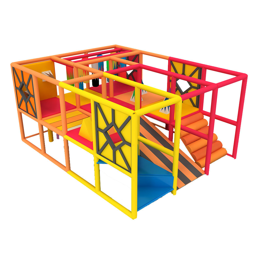 hot sale movable rent used mini soft play area kids slide games children small indoor playground equipment with ball pool