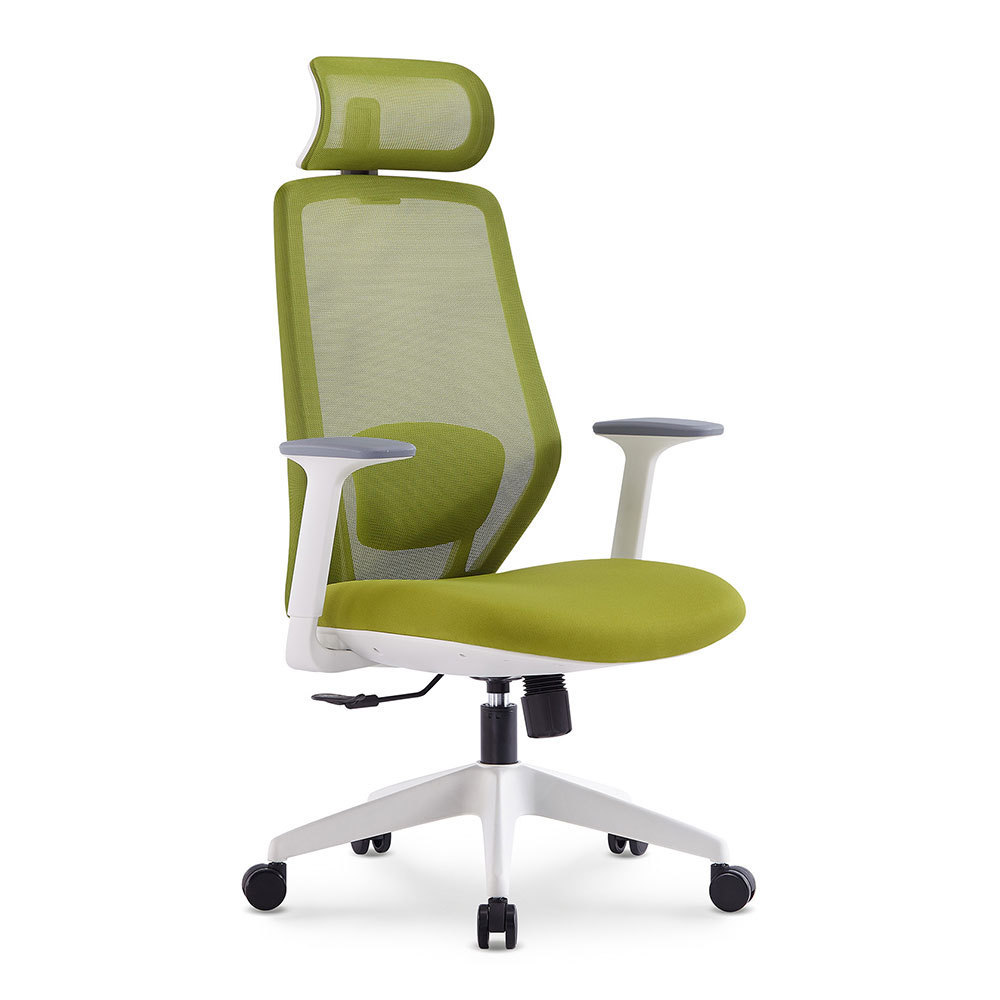 Ergonomic Furniture Mesh Executive Swivel Big and Tall Cute Green Staff Can Rotate Chair for Office