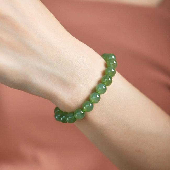 Dazgirl new chinese jade bead bracelet natural stone