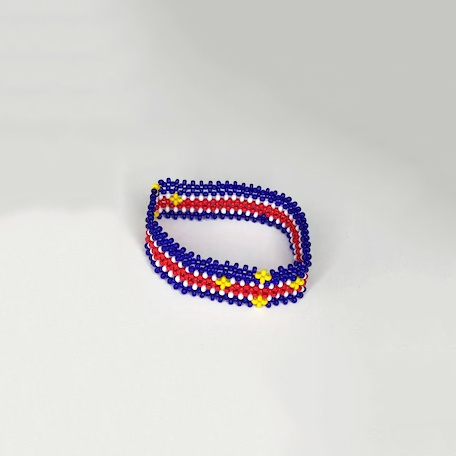 Nigeria Ghana Gambia Congo Senegal Guinea Bissau Sierra Leone Ivory Coast Mali Guinea Cape Verde Flag Beaded Bracelet