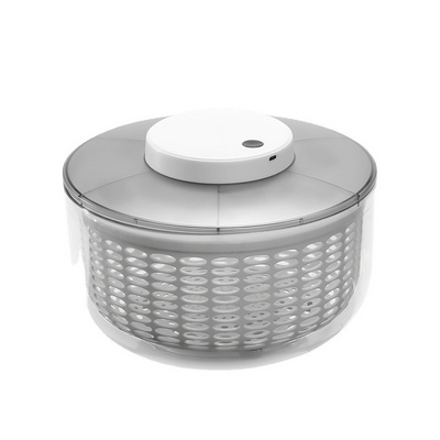 Plastic Electric Salad Spinner Slicer Fruit Vegetable Washer And Dryer Larger Kitchen Vegetable Spinner