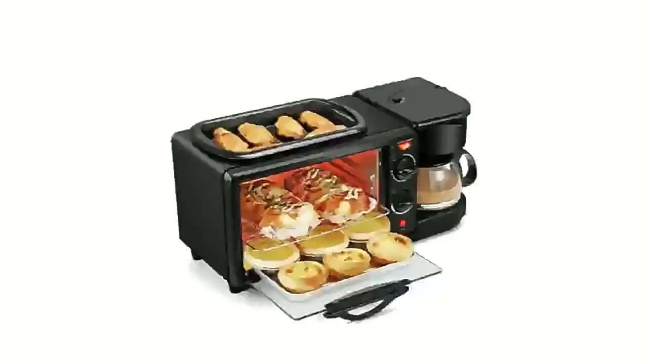 3 in 1 household Multifunction Breakfast Maker 110V220V toaster sandwich maker mini oven breakfast machine