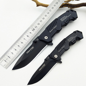 Promotional Gift Mini Pocket Knife Folding black outdoor folding  pocket knife for camping