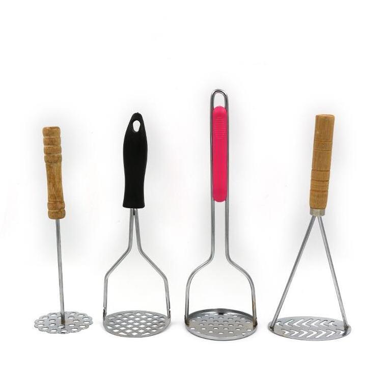 Kitchen Tools Accessories steel potato masher Foldable Multifunctional Stainless Steel Hand Press Potato Masher