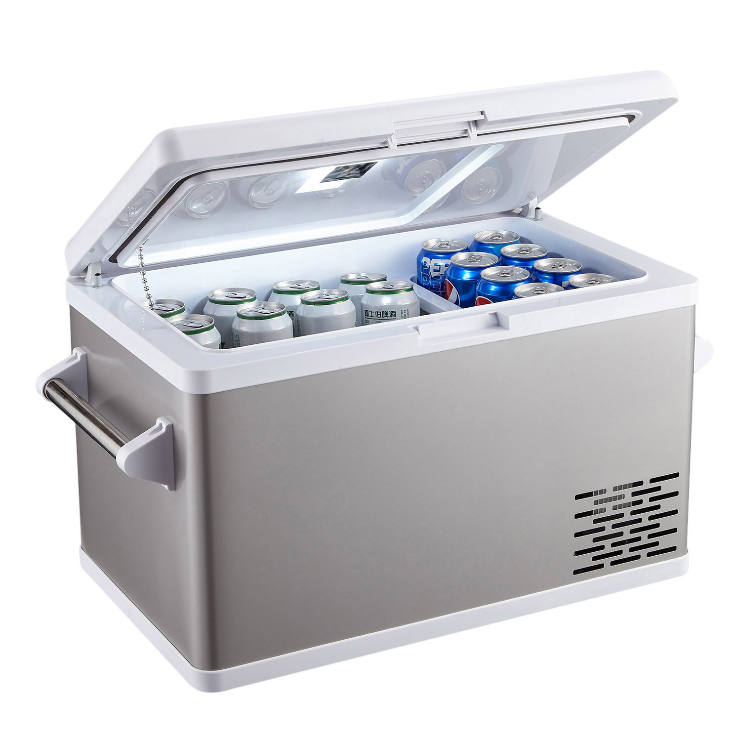 New 35L large deep fridge freezer portable beverage camping fridge freezer home Car Use Compressor Refrigerator for truck