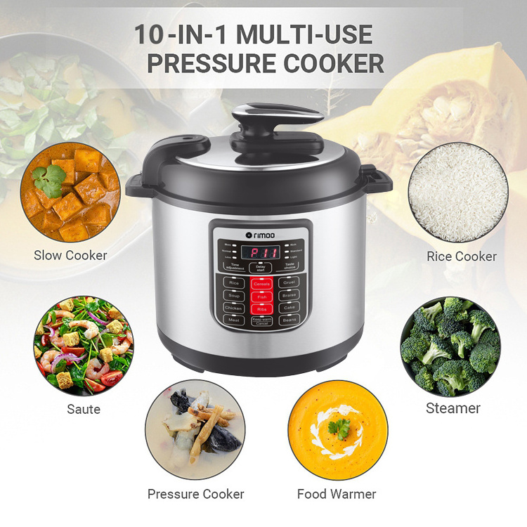 New Product 5L Micro Pressure Cookers Soup Pots Household Nonstick Stew Pot Stainless Steel Cookware low