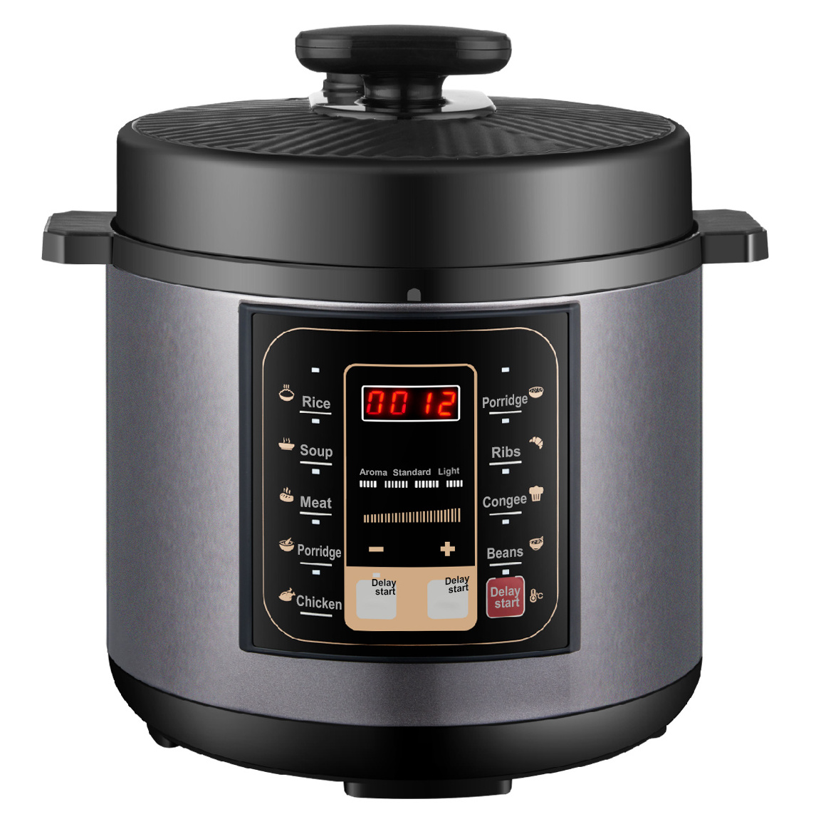 Electric Pressure Cooker Programmable 6 Quart Non-Stick Pot 12 in 1 Programmable Multipot Cooker with bonus Stainless Steel Pot