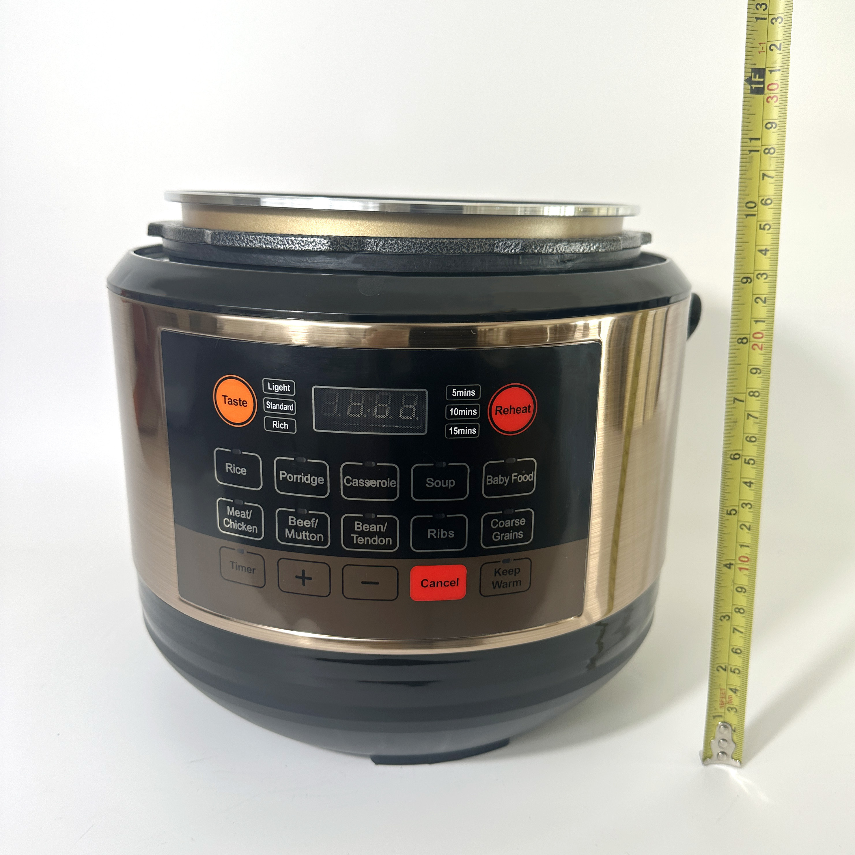 Wholesale Mutli 2-in-1 instant air fryer pressure cooker GTAP06-A two lid two display household kitchen appliance