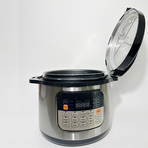 home use stainless steel 5-7 litre compound bottom clamp lock pressure cooker