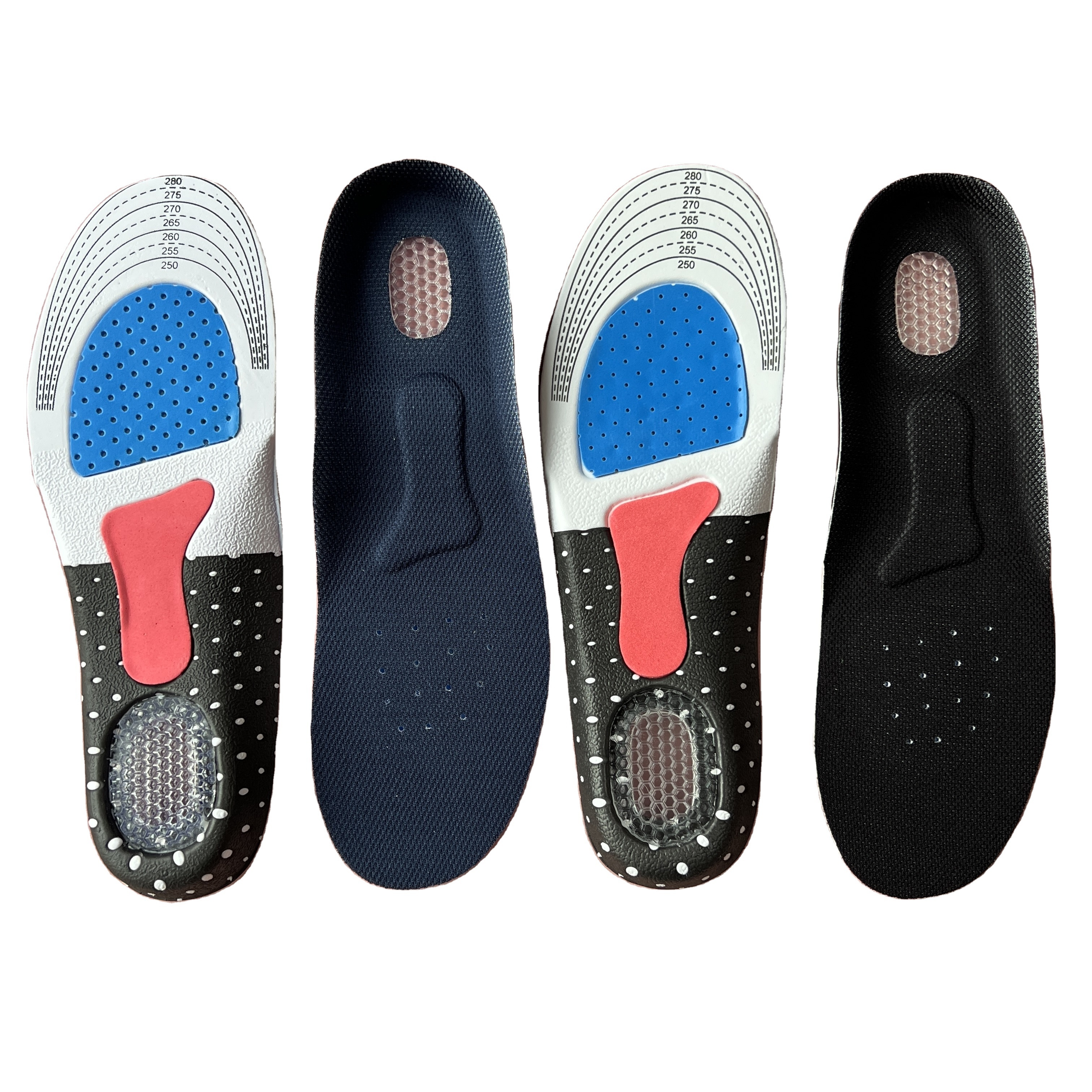 Cuttable Memory Foam Insoles Flexible Pain shoe Arch Support Pad Support Shoe Insoles