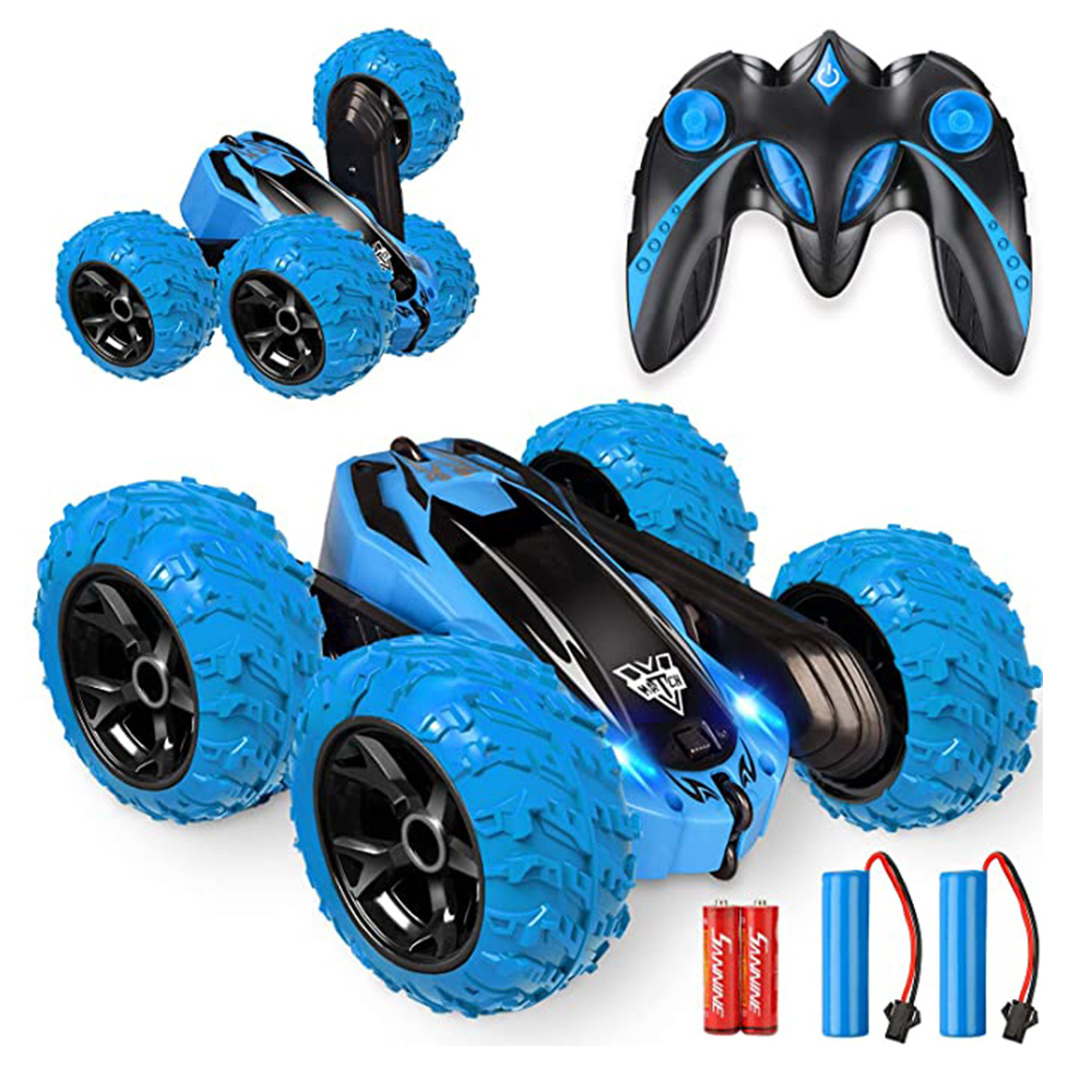 2.4GHZ Kids Remote Control Stunt Car Battery Operated Radio Control  Car RC Vehicle RC Stunt Car For Kids Boy Toy