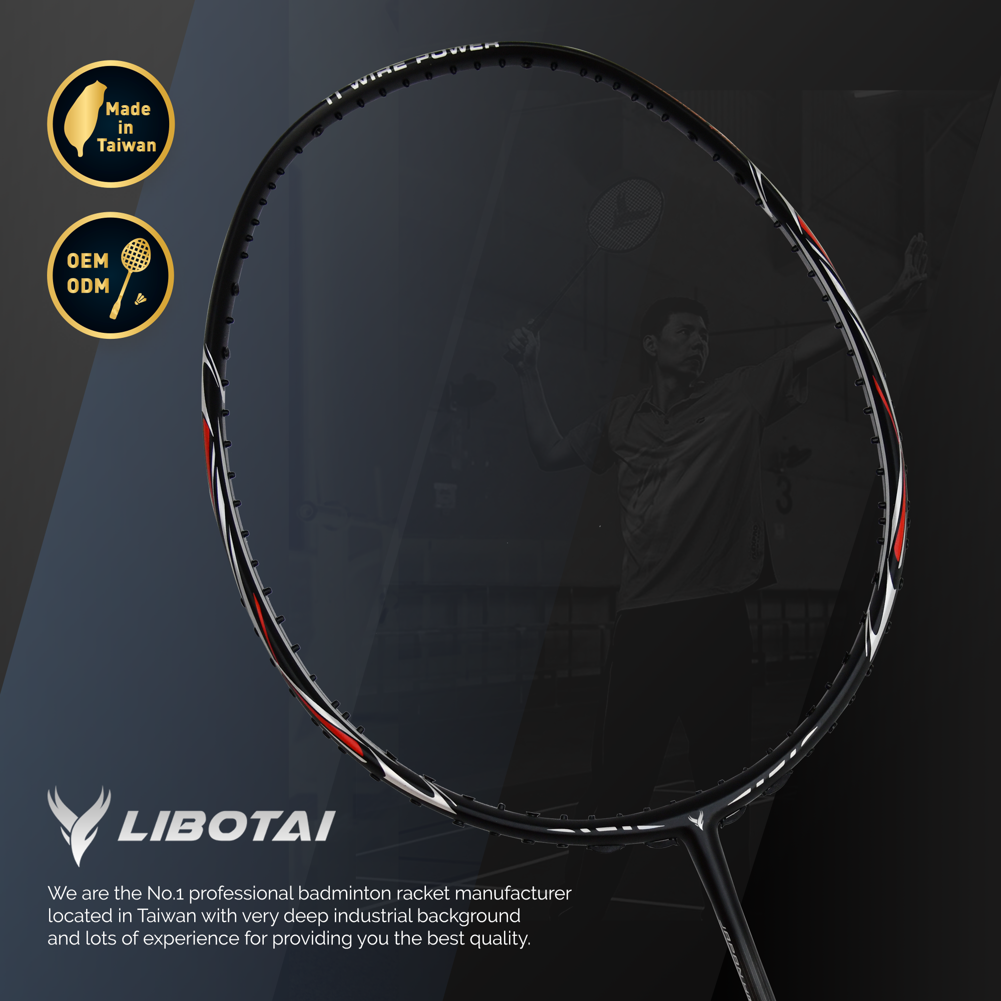 High-Grade Carbon Badminton Racket 1 Piece Ling Mei Brand Fast Delivery Sport Training