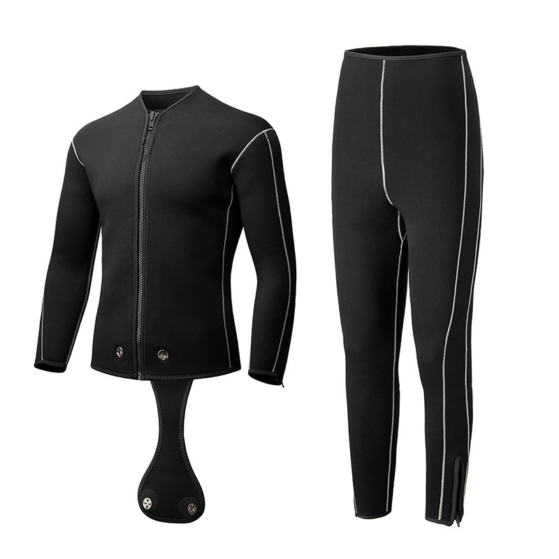 Custom Sperifishing 3 5MM Neoprene Wetsuit Men With Front Zipper Scuba Diving Suit For Surfing Scuba Diving Snorkeling Fishing