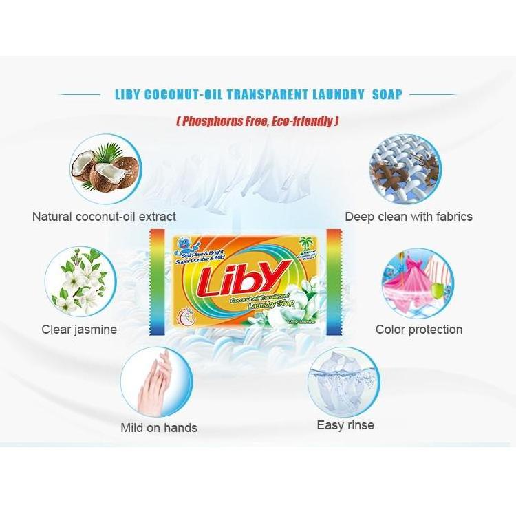 Liby Grepower washing soap detergent bar powder bulk pack quality clothes 120g soap wholesale natural laundry soap for baby