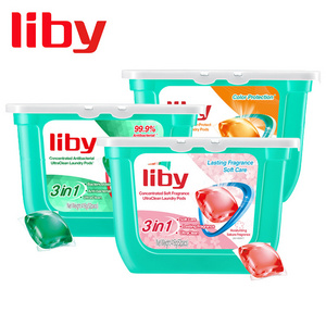 Liby Grepower Light scented Long lasting scent Detergent Capsules Washing Pods Laundry Detergente en polvo Soap Gel Ball Beads