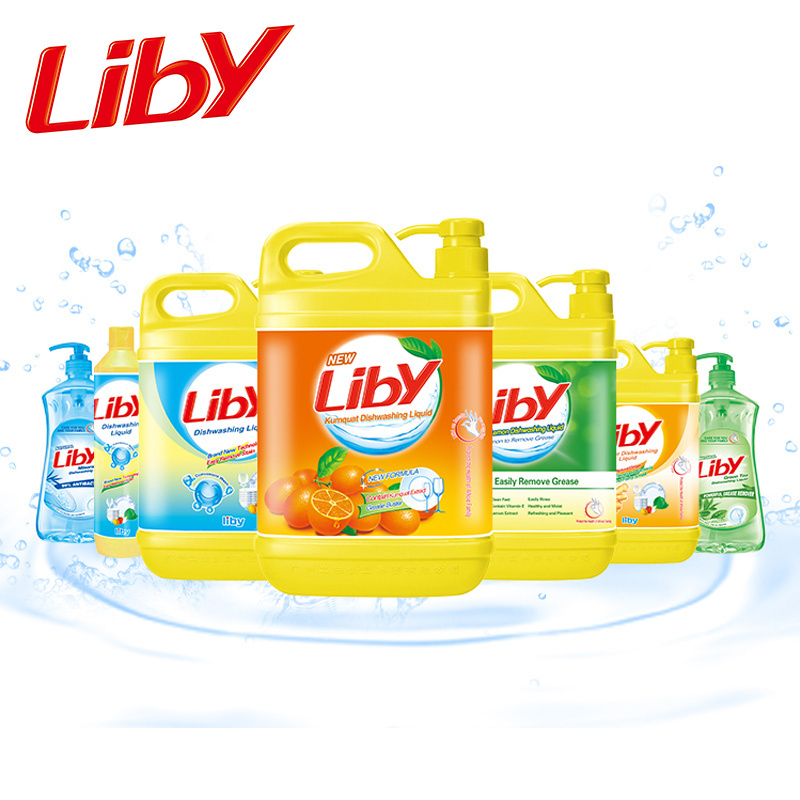 Liby dishwashing liquid dish washing detergent ingredients dishwashing liquid brand name organic hand wholesale