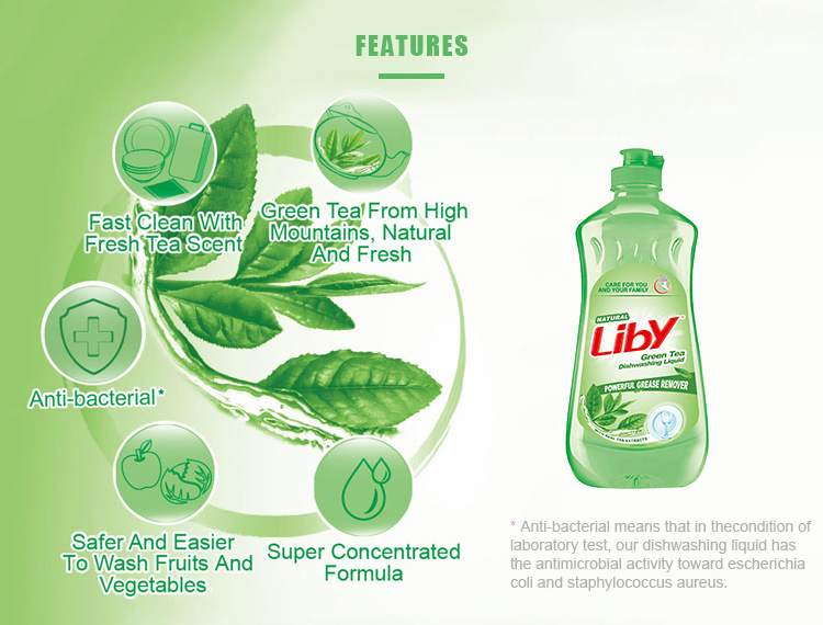 Liby dishwashing liquid dish washing detergent ingredients dishwashing liquid brand name organic hand wholesale