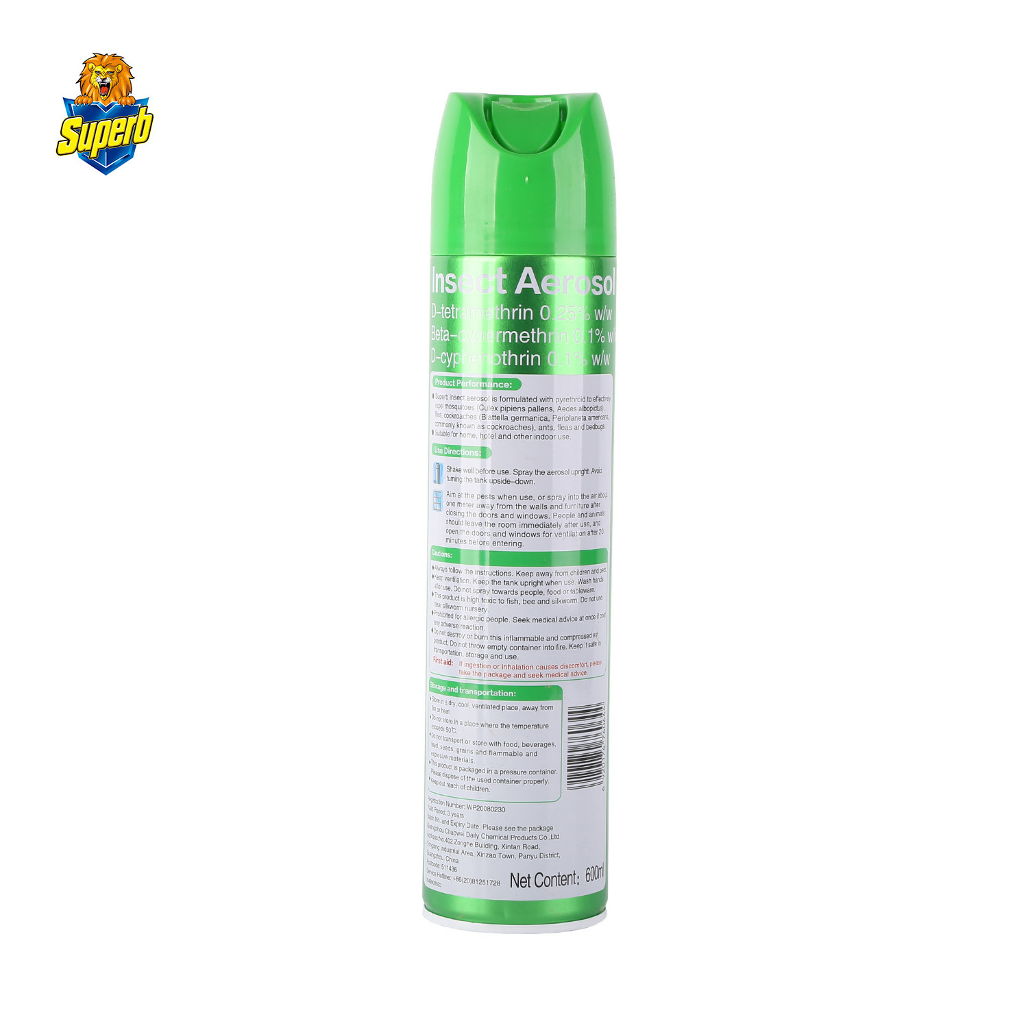 Wholesale 600ml Bed Bug Insecticide Spray Jasmine Fragrance Anti-mosquito Cockroach Killer Pest Control Insecticide Spray