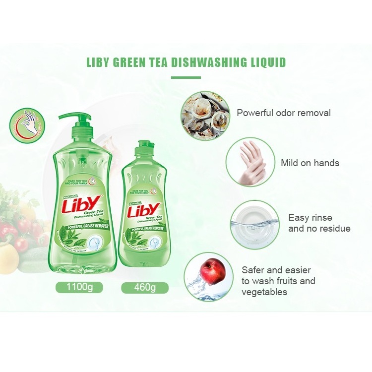 Liby Latest packaging kitchen dish soap bottled for Remove grease