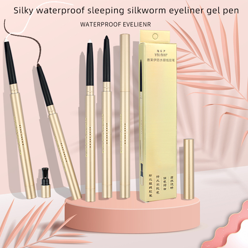 YALAIYI Private Label Clear Waterproof Wholesale 2 In 1 Eyelash Glue Pen Eyeliner Glue Eyeliner