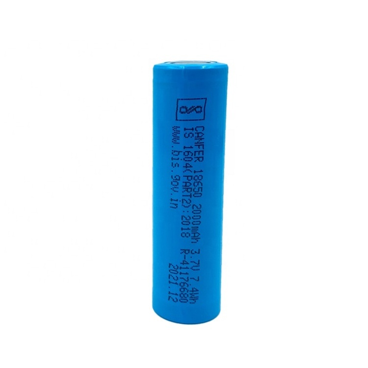 lithium battery model 18650 3.7V 2000mah,18650 battery 3.7v,battery 18650 rechargeable