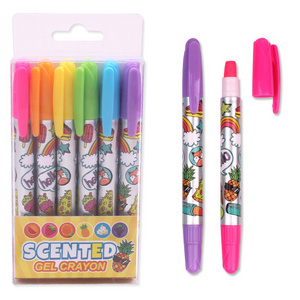 Licheng SLW14 Kids Crayon, Scented Twist Highlighter Crayon Set