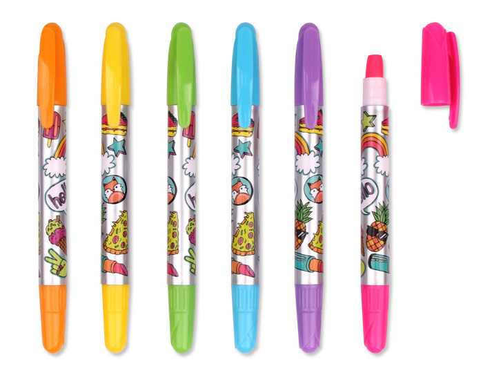 Licheng SLW14 Kids Crayon, Scented Twist Highlighter Crayon Set