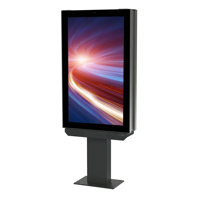 waterproof sunlight readable Outdoor Advertising Screen Drive Thru System LCD Menu Board With microphone for pizza restaurant