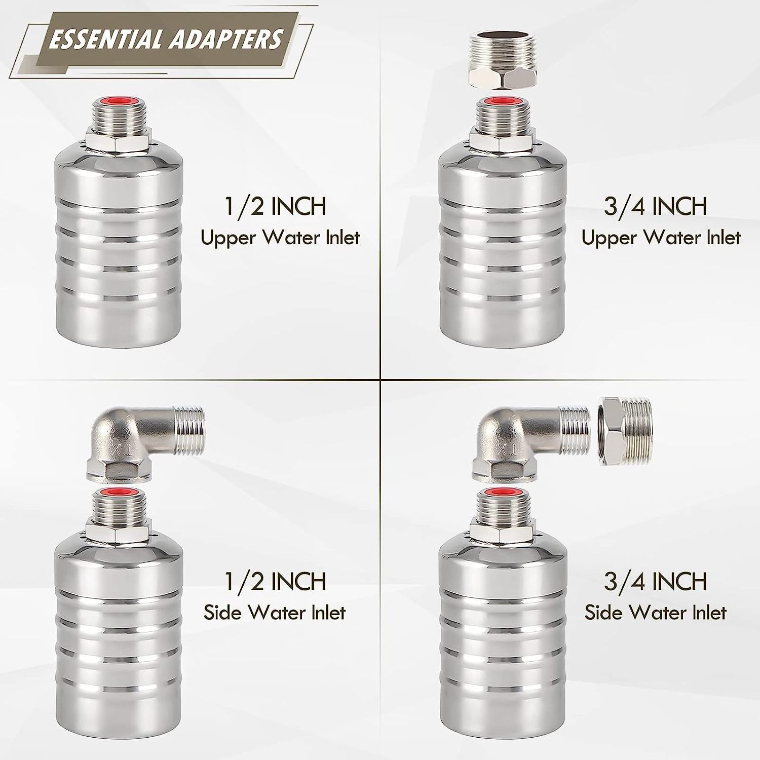 304 Stainless Steel Automatic Water Level Control Float Valve 1/2