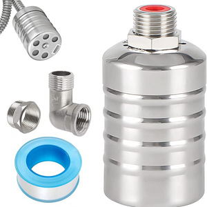 304 Stainless Steel Automatic Water Level Control Float Valve 1/2" 3/4" Mini Float Valve No Need Electricity Tank Float Valve