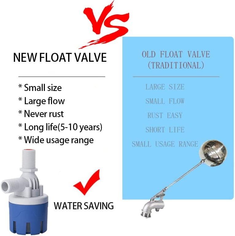 Automatic Water Level Control Float Valve Plastic Ball Tank Liquid Level Control Switch