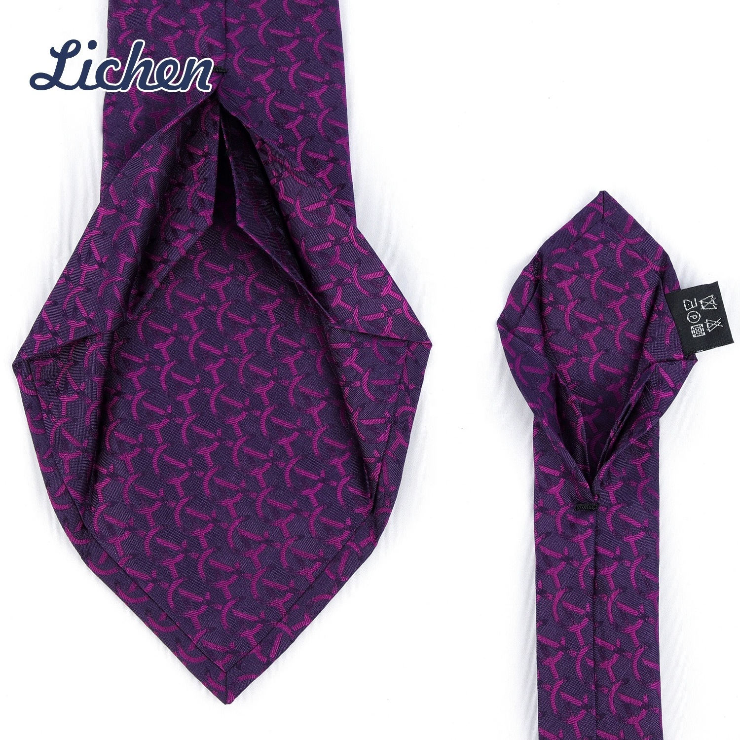 Fashion Import Silk Men Sublimation Tie and Tie Set Fabric Wholesale Men's Neckties Clip for Tie