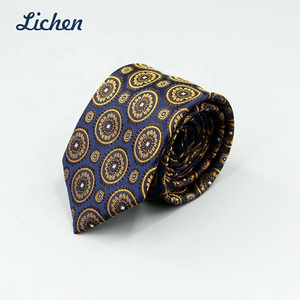 Wholesale Mens Business Formal Causal Striped Tie For Men Neck Tie Fashion Custom Printed Polyester Ties