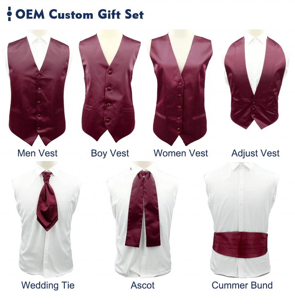 Custom Design High Quality Slim Fit Comfortable Men Formal Waistcoat Vest