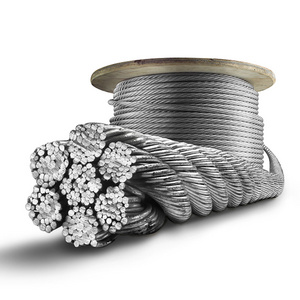 Galvanized steel wire rope 6*19S+IWRC 6*36SW+IWRC for hoist crane