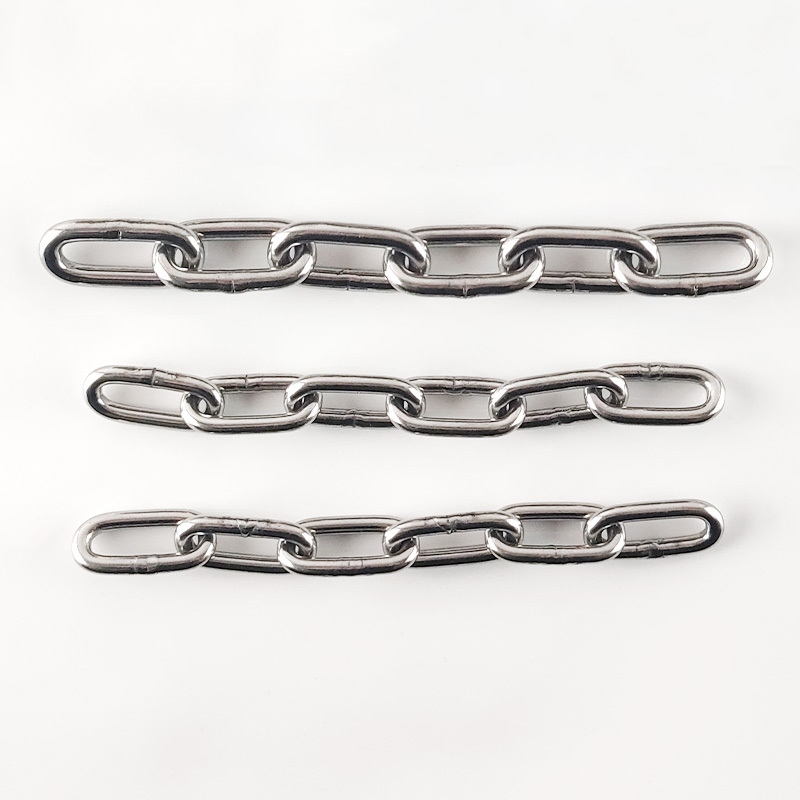 Din766 Standard Welded Chain Stainless Steel AISI304/316 Short Link Chain