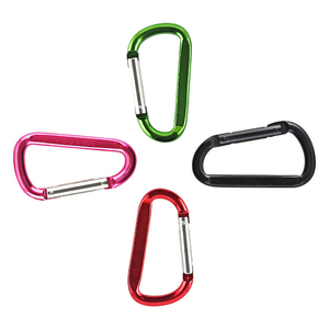 Promotion Custom Carabiner D Shape Aluminium Locking Alloy Hanging Climbing Carabiner