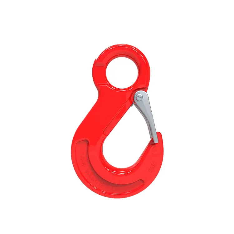 G80 hoist lifting sling hook eye slip hook with latch