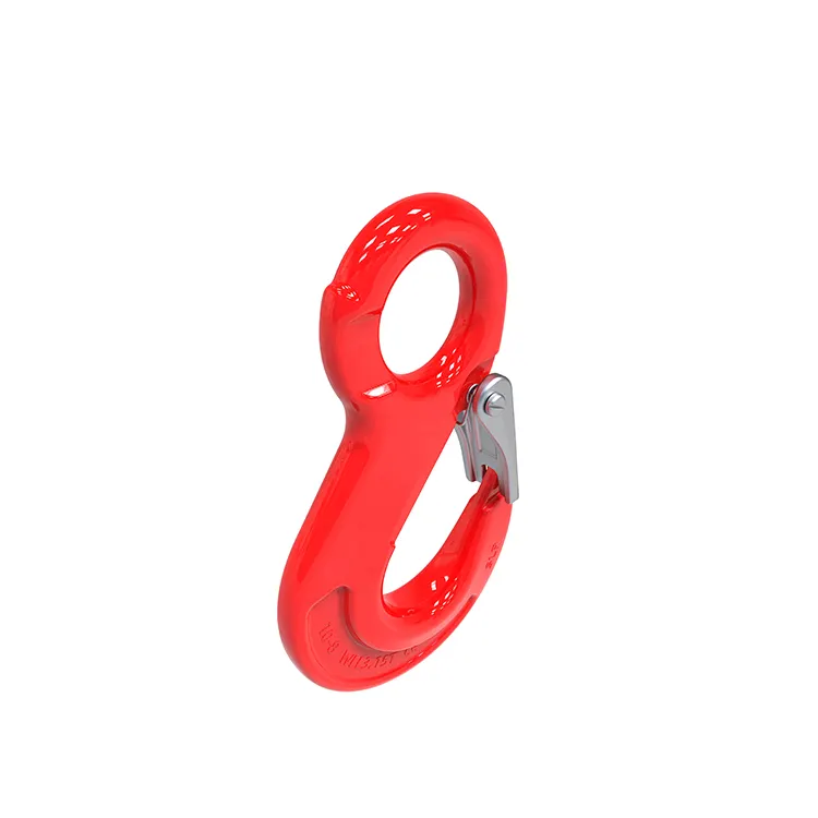 G80 hoist lifting sling hook eye slip hook with latch