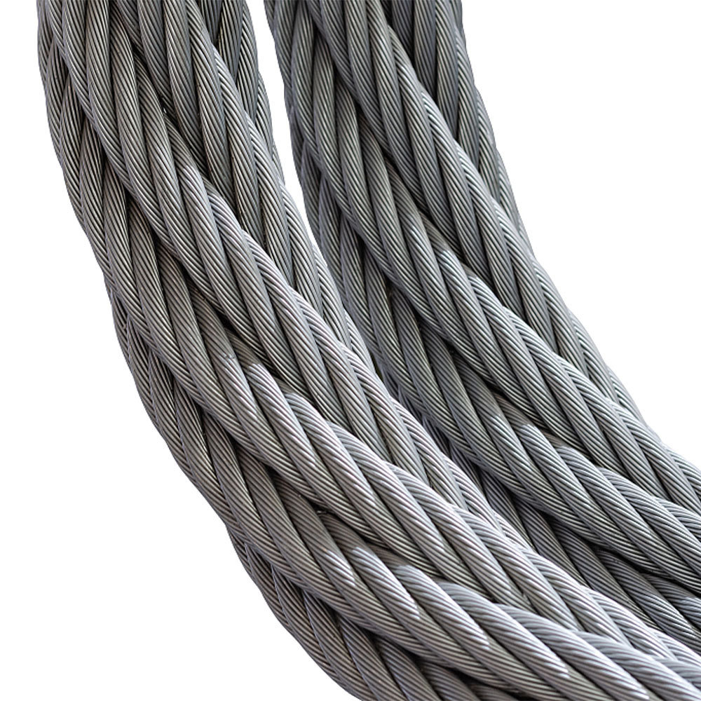 Galvanized steel wire rope 6*19S+IWRC 6*36SW+IWRC for hoist crane