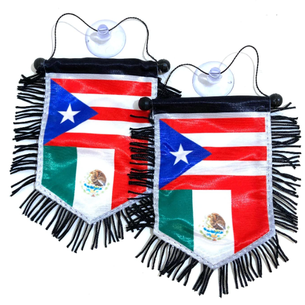 Puerto Rico flags for cars accessories 8x12cm Puerto Rican Quality made small mini Banner