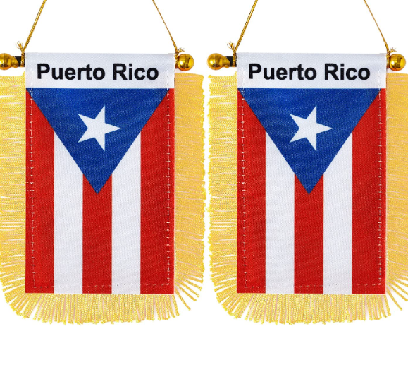 Puerto Rico flags for cars accessories 8x12cm Puerto Rican Quality made small mini Banner