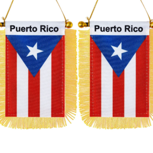 Puerto Rico flags for cars accessories 8x12cm Puerto Rican Quality made small mini Banner