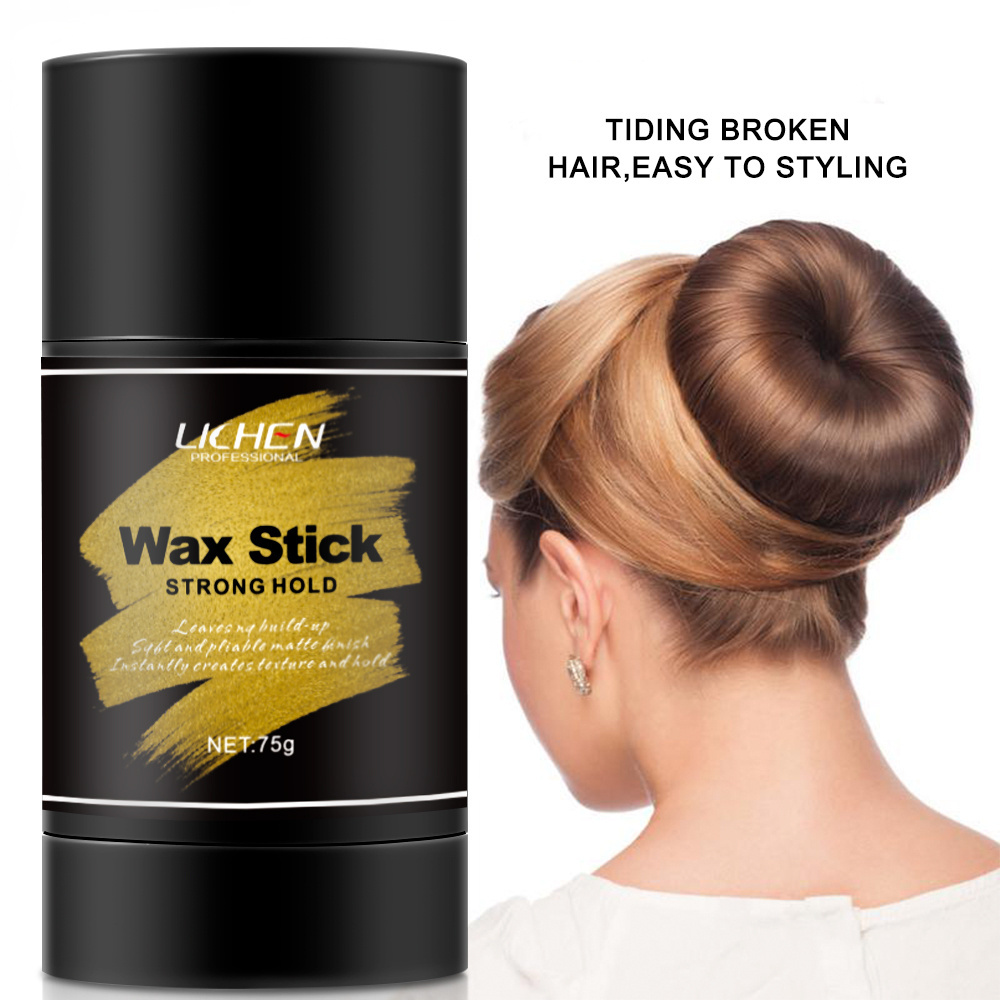 Free sample edge wax stick private label wholesale strong hold custom wax stick for hair