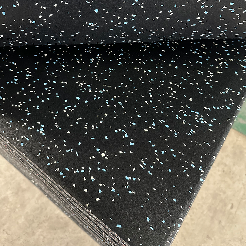 Best selling products 15% EPDM dots gym flooring rubber tiles 20mm wear resistant Gym Floor Fitness for fixed equipment area