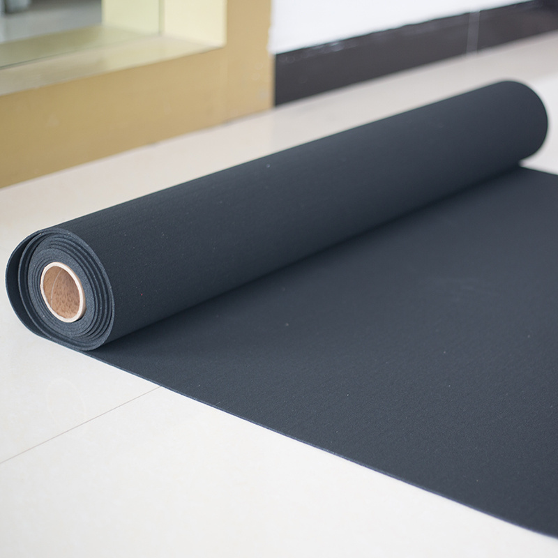 Factory direct sell Sound insulation and shock resistance under layer rubber flooring roll mat