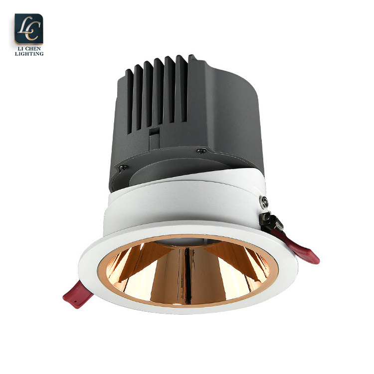 Mini Open Hole Spotlight 5w 12w 18w Adjustable Angle Home Lighting Anti-Glare Circular Cob Spot Light