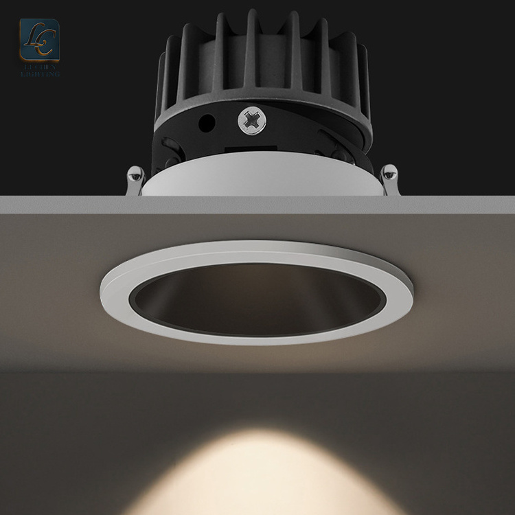 Creative Design Adjustable Indoor Lighting Recessed 8w Ceiling Black Led Spotlight