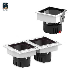 High Quality Embedded Commercial Mall Anti-Glare Adjustable 9w 15w Led Spotlights